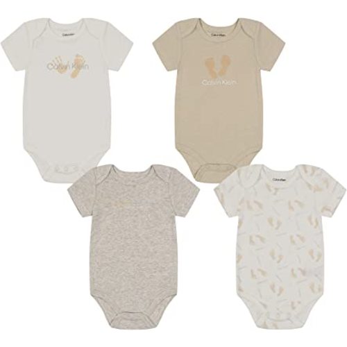Calvin Klein baby-girls 4 Pieces Pack Bodysuit