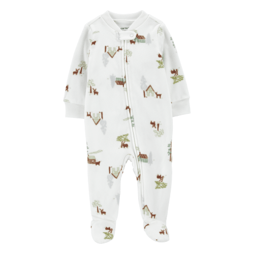 Baby Fleece Zip-Up Footie Sleep & Play Pajamas - Carter's | Carter's