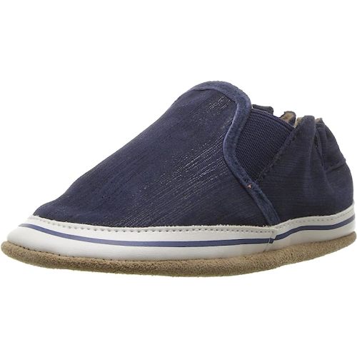 Robeez Baby Boys and Unisex Soft Soles Slip-Resistant Crib Shoes Slippers for Infant and Toddler, 0-24 Months