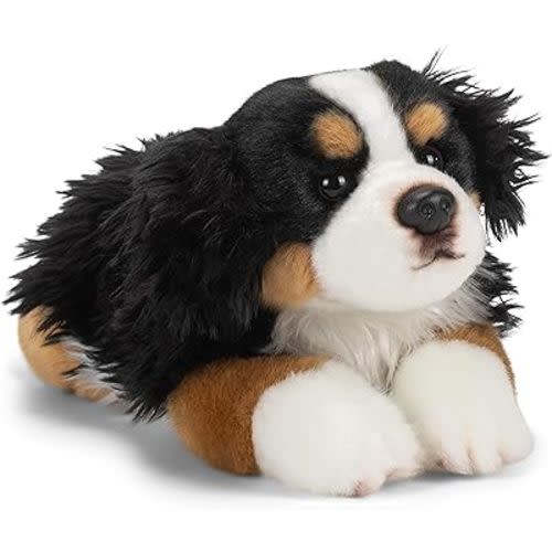 DEMDACO Bernese Mountain Dog Black and Tan 10 inch Children's Soft Plush Stuffed Animal Toy