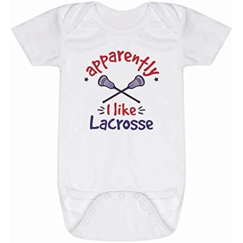 ChalkTalkSPORTS Lacrosse Baby & Infant One Piece | Lacrosse Theme Bodysuits