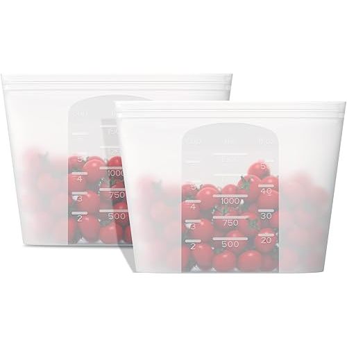 Reusable Silicone Food Storage Bag - Large