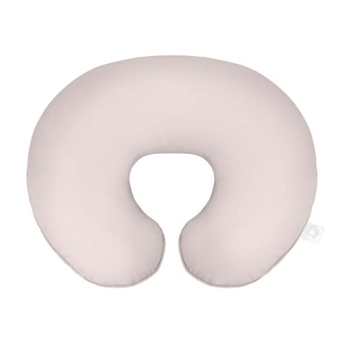 Boppy Nursing Pillow Organic Original Support, Sand, Ergonomic Nursing Essentials for Bottle and Breastfeeding, Firm Hypoallergenic Fiber Fill, with 100% Organic Cotton Nursing Pillow Cover