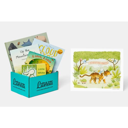 Adventure II book box for ages 0 to 3 years old - Literati