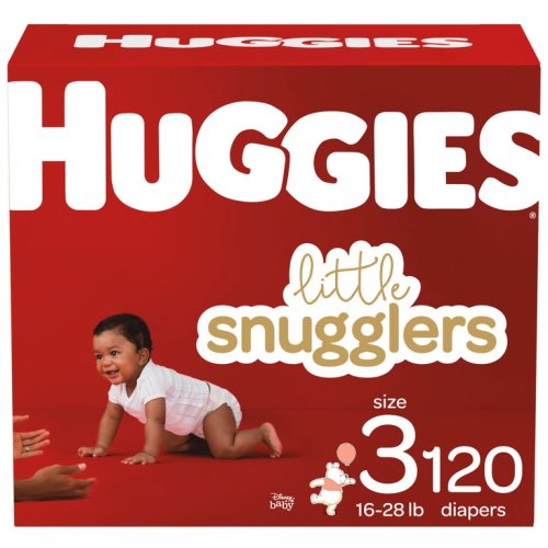 Huggies Little Snugglers - Size 3, 120 Count