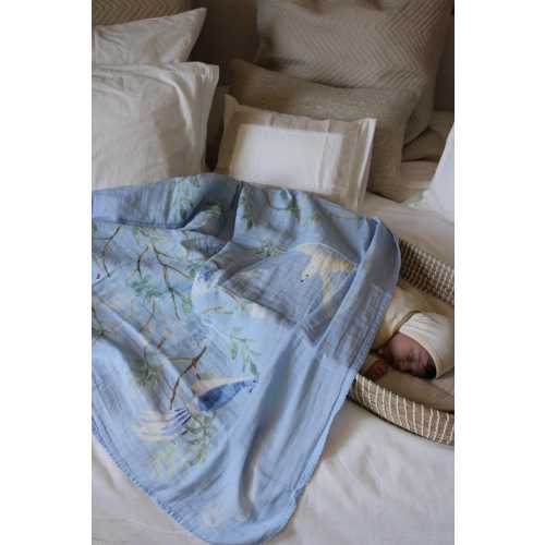 The Dove Muslin Blanket