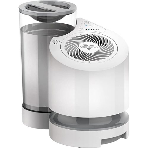 Vornado EV100 Evaporative Whole Room Humidifier with SimpleTank, 1 Gallon Capacity, White