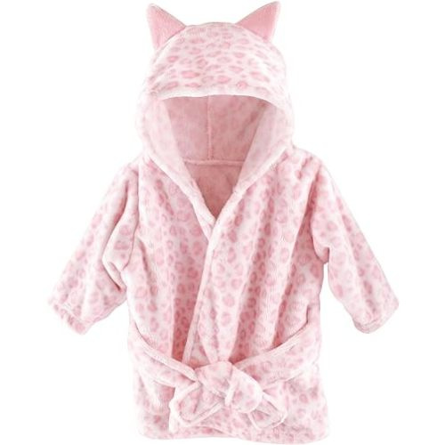 Hudson Baby Unisex Baby Plush Animal Face Bathrobe