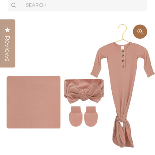 Blakely Newborn Headband Bundle (Gown)