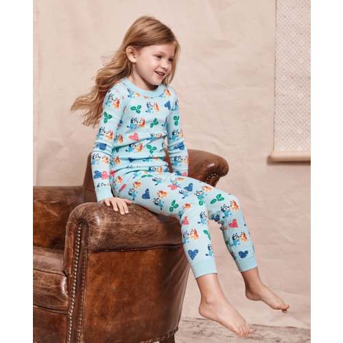 Kids Bluey Long John Pajama Set | Hanna Andersson