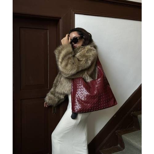 Vegan Leather Hobo Bag,  Slouchy Bag, Hobo Bag, mothers day gift, Dumpling Bag, Woven Bag