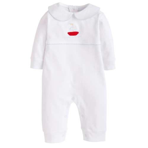 Crochet Playsuit - Sailboat