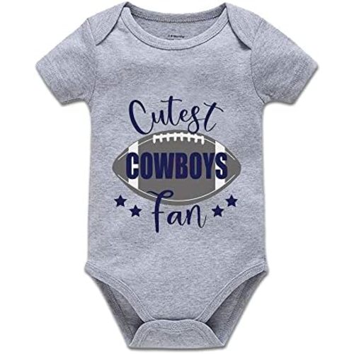 Cutest Cowboys Fan Baby Boy Girl Onesie Newborn Romper