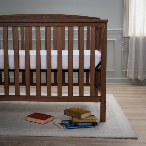 Rizzy Home Tropical Leaf Cotton Fitted Cribsheet - 28" X 52"