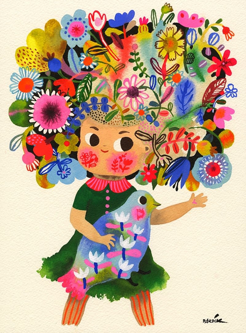 Blooming Thoughts Art Print — HELEN DARDIK