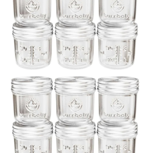 3.5oz Glass Breast Milk Storage Containers