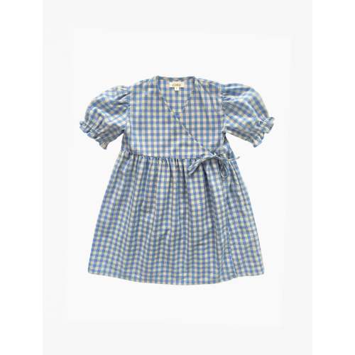 Matilde Dress in Bluebell Check
