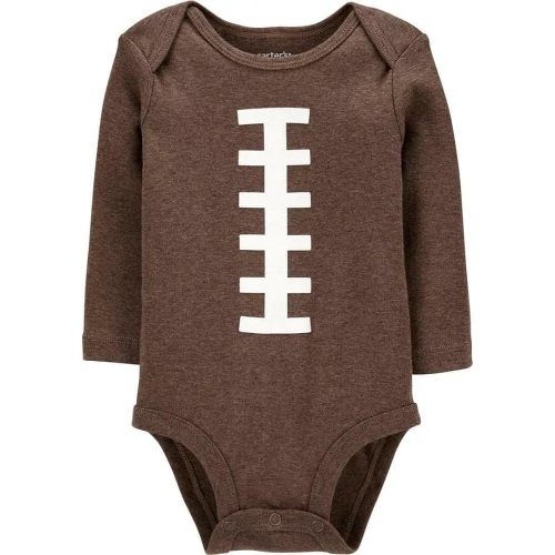 Carter's Baby Boy's Thanksgiving Football Long Sleeve Bodysuit