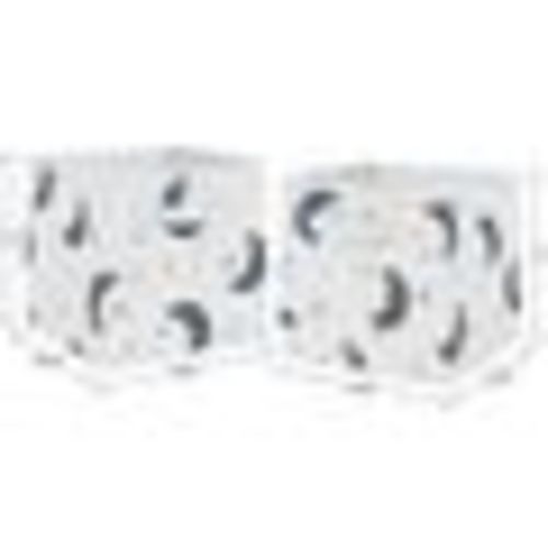 Sweet Jojo Designs Boy or Girl Gender Neutral Unisex Set of 2 Kids' Decorative Fabric Storage Bins Bear and Moon Blue Gold and Grey