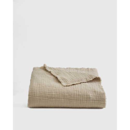 Organic Airy Gauze Throw