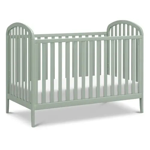 DaVinci Beau 3-in-1 Baby Crib Convertible to Toddler Bed, Daybed - Durable & Easy to Assemble - GREENGUARD Gold Certified - 4 Adjustable Mattress Heights, Conversion Kit Sold Separately - Light Sage
