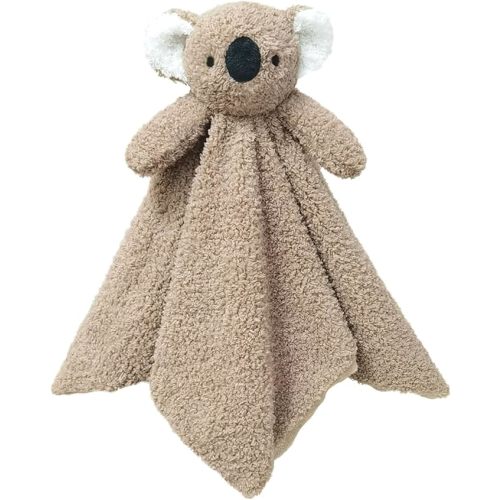 Baby Brown Koala Soft Stuffed Animal Security Blanket, Plush Koala Character Lovey Blanket, Baby Shower/Nursery Gift, Newborn Infant Toddler Snuggle Blankie for Boys Girls, 14 Inches