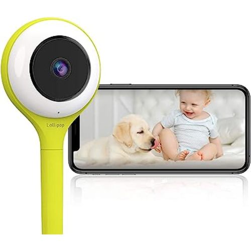 Lollipop Baby Monitor Upgraded Smart Wi-Fi Camera of True Crying Detection, Two-Way Audio, Infrared Night Vision – Ideal Gift for Baby Shower