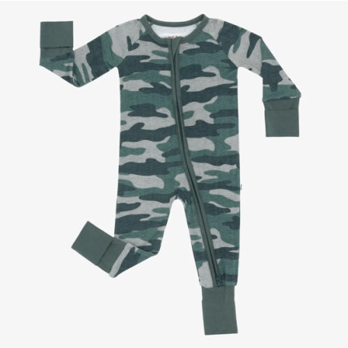 Vintage Camo Zippy - Little Sleepies