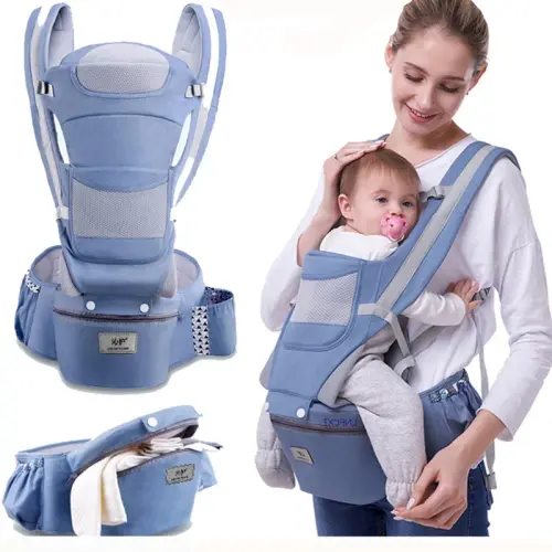 Baby Carrier Waist Stool With Storage Bag Kangaroo Shoulder Swaddle Sling Infant Kid Wrap Ergonomic Backpack Hipseat - AliExpress