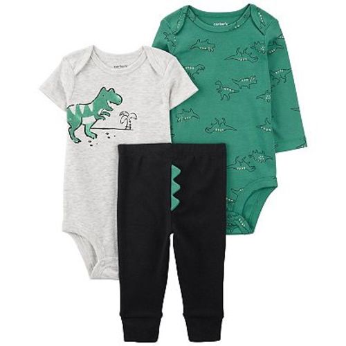 Baby Boy Carter's 3-Piece Dinosaur Bodysuits & Pants Set