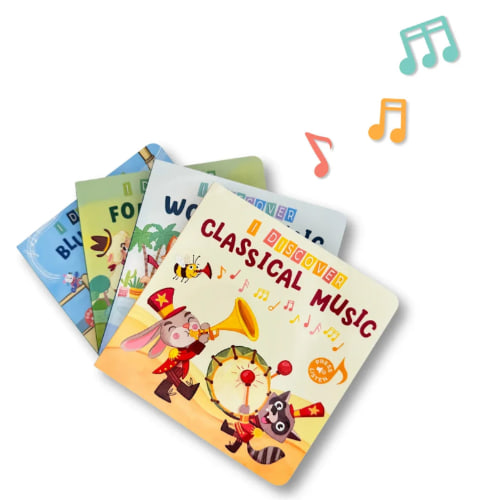 Music Book Bundle for Babies & Toddlers (0–4) | Set of 4 Books – Pirouette Kids