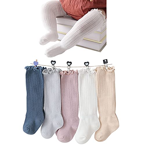 Apone Fatu Baby Knee High Socks Newborn Infants Toddlers Cotton Uniform Stockings Warm Cotton Boys Girls Stockings