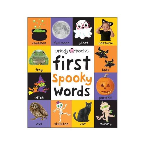 First 100 Padded: First Spooky Words - by Roger Priddy (Board Book)