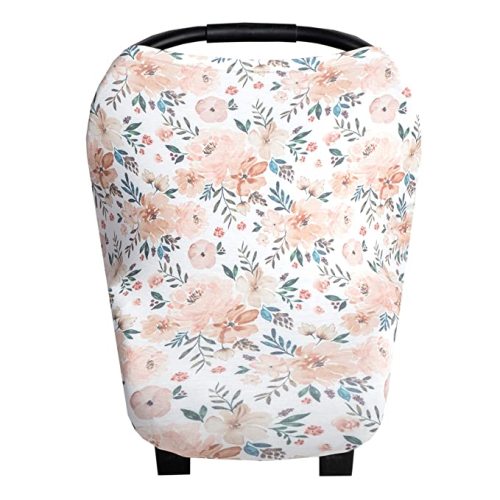 Copper Pearl Multi-Use Cover: Car Seat Covers, Nursing Cover, and Stroller Cover for Sun - Stretchy Fabric, All-Season Use, Stylish Designs, Easy Access for Moms - Autumn