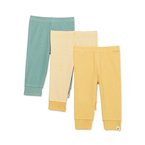 easy-peasy Baby Pull-On Jogger Pants, 3-Pack, Sizes 0/3-24 Months