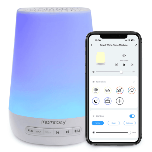 Momcozy Baby Sound Machine With Rest Night Light