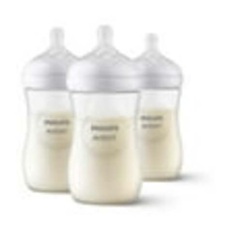 Philips Avent Natural Baby Bottle, Anti-Colic, Clear, 9oz, 3pk, SCY903/93