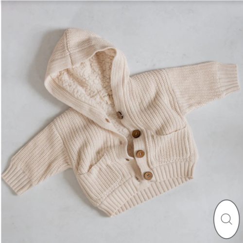 Sherpa Knit Hoodie
