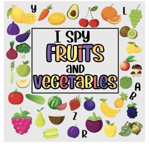 I Spy Fruits And Vegetables: Picture Riddles Book For Smart Kids , Fun Activity Book For Toddlers And Preschoolers (An Interactive Guessing Game For 2-6 Years Old Children) : Publishing, Foxes: Amazon.com.au: Books