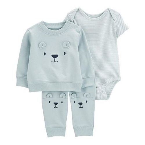 Baby Boy Carter's 3-Piece Bear Little Cardigan Set