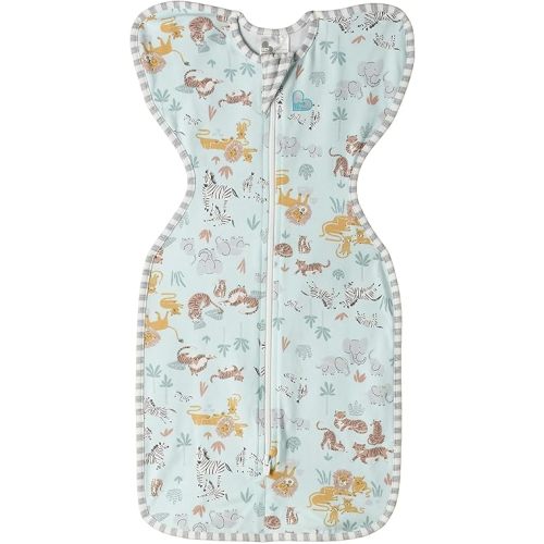 Love to Dream Swaddle UP, Sleep Sack 0-3 Months, Self-Soothing, Improves Sleep, Snug Fit Helps Calm Startle Reflex, Baby Essentials Must Haves Newborn, 1.0 TOG, 8-13 lbs, Safari