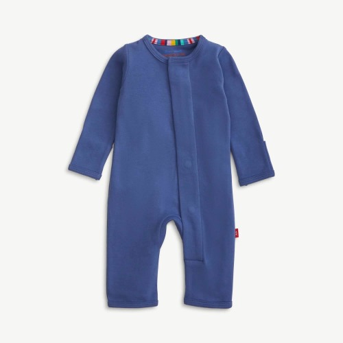 chambray organic cotton magnetic coverall – Magnetic Me