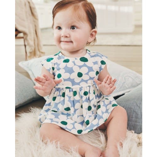 Baby Print Skirted Bodysuit