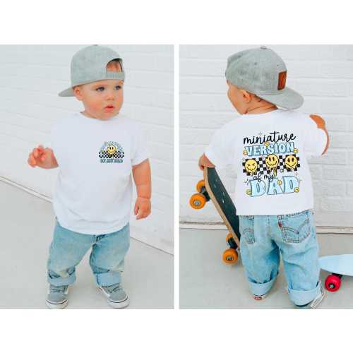 Miniature Version Of My Dad Shirt, Boy Kid Shirt, Retro Style Boy, Son Shirt, Kids Retro Shirt, Toddler Gifts, Funny Shirt, Gift for Kids