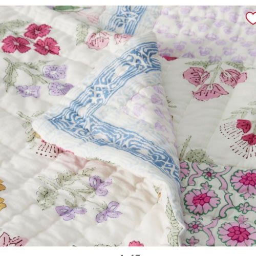 Boho Reversible Baby Quilt | Pottery Barn Kids