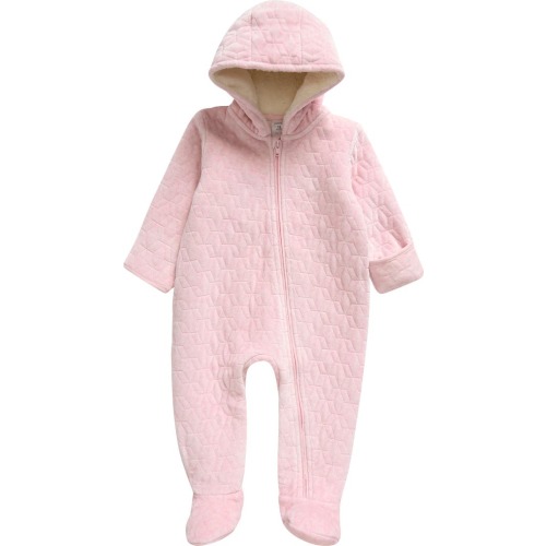 Baby Quilted Bunting, Newborn, Pink Lotus Heather