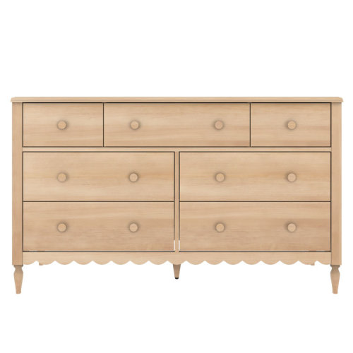 Birch Lane™ Charlotte 7 Drawer Dresser, Pecan | Wayfair