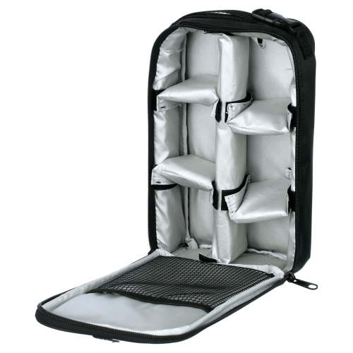 J.L. Childress Pack 'N Protect for Cooler for Glass Baby Bottles - Insulated Breast Milk Storage - Black