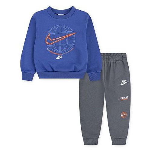 Baby & Toddler Boys Nike Fleece Crewneck Sweatshirt & Pants 2-Piece Set