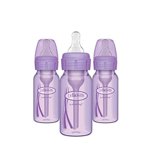 Dr. Brown’s Options+ Anti-Colic Baby Bottles - Lavender - 4oz - 3pk - 0m+